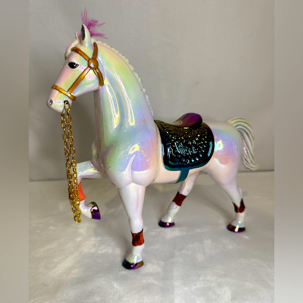 VTG Ringling Bros Greatest‎ Show On Earth Iridescent Plastic Toy Horse